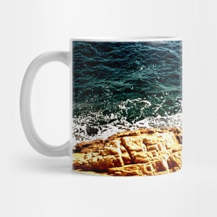 Turquoise Mediterranean Sea Waves Mug